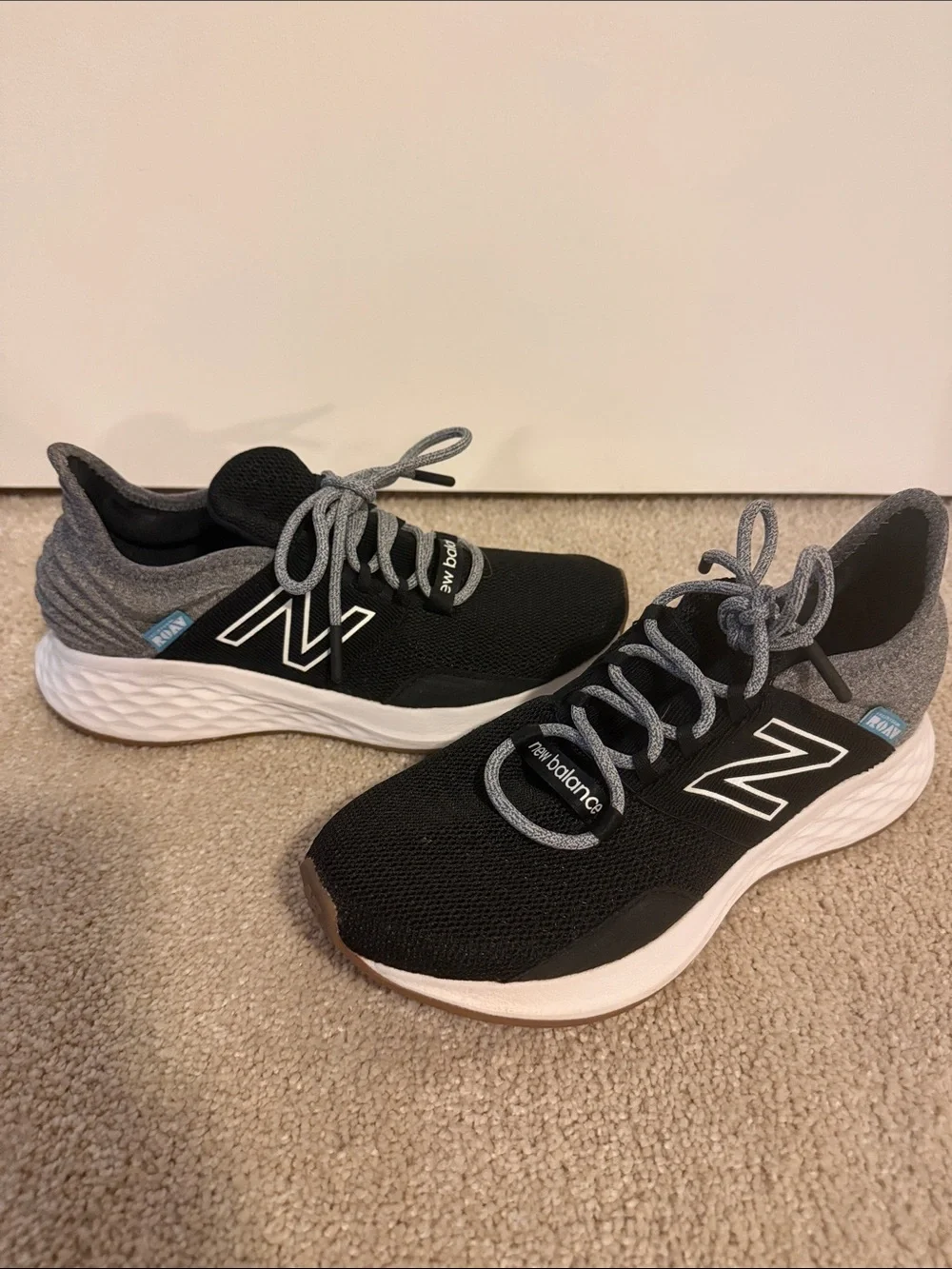New Balance Black and Gray Women's Fresh Foam Athletic Sneakers